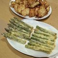 ラリー＆サラ's cooksnap of when they made アスパラの天ぷら♪.