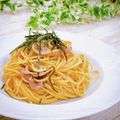 Satoco❋'s cooksnap of when they made あえるだけ♪塩辛パスタ.