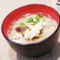 Dellaたん's cooksnap of when they made なす 油揚げ みょうがの味噌汁^^.