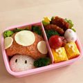 かぼす１２３'s cooksnap of when they made キャラ弁☆マリオの赤いキノコ.