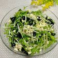 ルパンのかあさん☆彡's cooksnap of when they made 水菜とわかめと豆腐のサラダ.