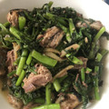 milsalud's cooksnap of when they made 春菊とさんま缶の炒め煮.