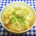 ととろ＆めい's cooksnap of when they made 玉ねぎと大根の味噌汁、かき玉.