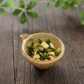 まろんかふぇ's cooksnap of when they made セロリの葉と油揚げの炒め物で一品♪節約.