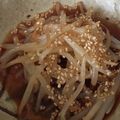 ヨシヨッシー's cooksnap of when they made 一番簡単なもやしナムル.