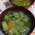赤い電話's cooksnap of when they made 野菜たっぷりのお味噌汁♪.