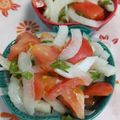 赤い電話's cooksnap of when they made 新玉ねぎとトマトのマリネ.
