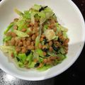ＭＩ−ＳＡＮ's cooksnap of when they made 納豆とキャベツの海苔あえ♪.