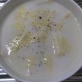 クック8SSYN0☆'s cooksnap of when they made レンジで簡単！チーズと豆腐と豆乳のスープ.