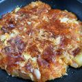 ☆ターシャおばさん☆'s cooksnap of when they made 一人暮らしの基本のチヂミ（キムチ消費）.