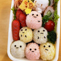 クックLAU1W3☆'s cooksnap of when they made すみっコぐらしのキャラ弁 たぴおか.