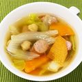 にきけん's cooksnap of when they made お豆入りコンソメスープ.