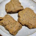 クックY08S17☆'s cooksnap of when they made さくっほろっ米粉の黒ごまきな粉クッキー.