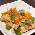 しゃいたか's cooksnap of when they made 豚肉オイマヨ炒め☆～絹さや ・ 人参と～.