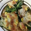 林檎マニア's cooksnap of when they made 鯖缶とほうれん草のチーズ焼き.