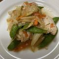 バウンド's cooksnap of when they made キャベツと鶏むね肉のごまドレ炒め.