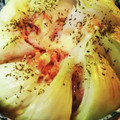 呑みパパ's cooksnap of when they made 丸ごと新玉ねぎと刻みベーコンのレンジ蒸し.