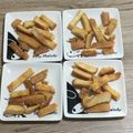 けぼころ's cooksnap of when they made 揚げない食パン耳ラスク☆きな粉、シナモン.