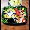 まどろ's cooksnap of when they made ☆キャラ弁☆ミニオン オムライス.
