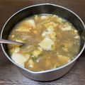 クロ８５'s cooksnap of when they made 豆腐入り煮込みうどん☆卵あんかけ.
