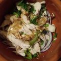 inLondon's cooksnap of when they made 新玉ねぎとサラダチキンの胡麻ドレ和え.