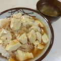 papikun's cooksnap of when they made 25円くらいで4人前の妄想麻婆豆腐.