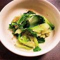 milestone★'s cooksnap of when they made 青梗菜の中華風和え物.