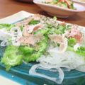 noamanma's cooksnap of when they made ゴーヤと生ハムの夏パスタ☆.