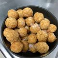 Zico90's cooksnap of when they made HMと白玉粉でもちっと一口ドーナツ.