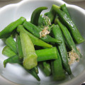 きらり流れ星's cooksnap of when they made 和風だしオクラ に 柚子胡椒を添えて。.
