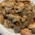 ぱぱぷぅ's cooksnap of when they made 鶏肉と蓮根こんにゃくの照り煮.
