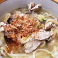 ママメイン！時々子供's cooksnap of when they made 豚肉ときのこ★白だしで簡単あったかうどん.