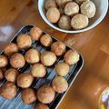 UAママ's cooksnap of when they made ☆コロコロ可愛い☆一口豆腐ドーナツ.