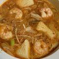 y_u♡'s cooksnap of when they made キムチ＆シーフードＭｉｘ入り☆春雨スープ.