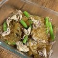 かんじきんぐ's cooksnap of when they made ご飯がススム！豚バラとインゲンと春雨炒め.