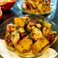 スヤスヤねこ's cooksnap of when they made タコとじゃがいものバジルソース炒め.