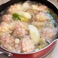 サンタJr's cooksnap of when they made 白菜と豚ひき肉の肉団子スープ.
