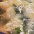 はる7's cooksnap of when they made わかめ♡♥卵白のふわふわ味噌汁.