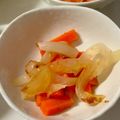CHISA☆ごはん♪'s cooksnap of when they made レンジで簡単にんじんと玉ねぎのおかか和え.