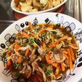 月✳Iris's cooksnap of when they made 人参､しめじ､かいわれ大根のツナ炒め.