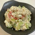 papikun's cooksnap of when they made ◆おふくろの味♪大根葉の白和え◆.