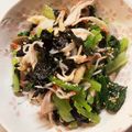 scanty's cooksnap of when they made 小松菜とカニカマと海苔のナムル♩.