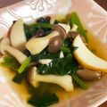 MapiSapi's cooksnap of when they made チンゲン菜とかまぼこの煮浸し.