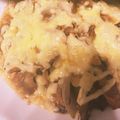 67luna's cooksnap of when they made 鯖缶1つで！舞茸と鯖のグラタン風.