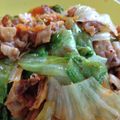 フロール56's cooksnap of when they made レタス入り豚キムチ炒め.