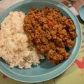 妖怪はらすかしの母's cooksnap of when they made 簡単！カレー粉で作るキーマカレー.