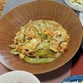 ぽむぽむ★☆'s cooksnap of when they made 定番の味【さやえんどうの卵とじ】.