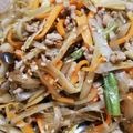 クックHBQ370☆'s cooksnap of when they made ささがきごぼうと人参.ひき肉の甘辛炒め.