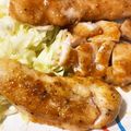 クック31OFJ9☆'s cooksnap of when they made ささ身のにんにくバターしょう油♪.