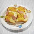 ＠迷子＠'s cooksnap of when they made 朝食用＊パインのせマヨチーズトースト＊.